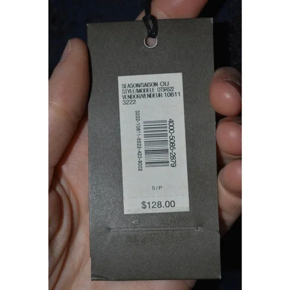 NWT Armani Exchange Navy Blue/Black Lace Dress Size S - Picture 5 of 5